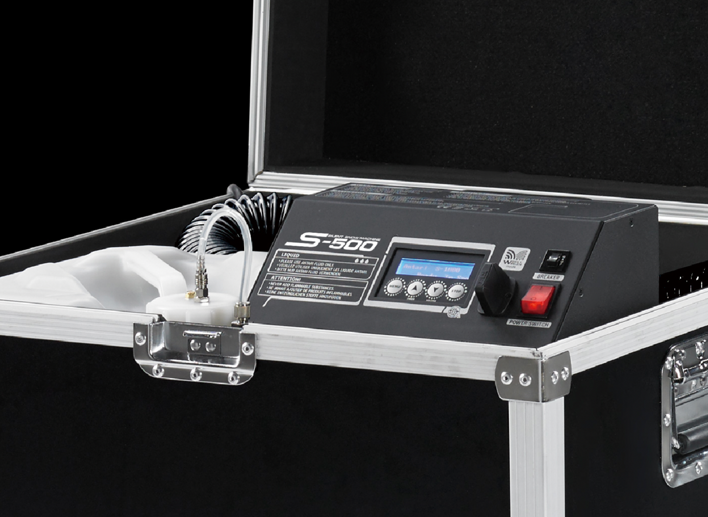 Silent Night Snow Machine-DXL Package with Extra Extension Hose and Oscillating Motor